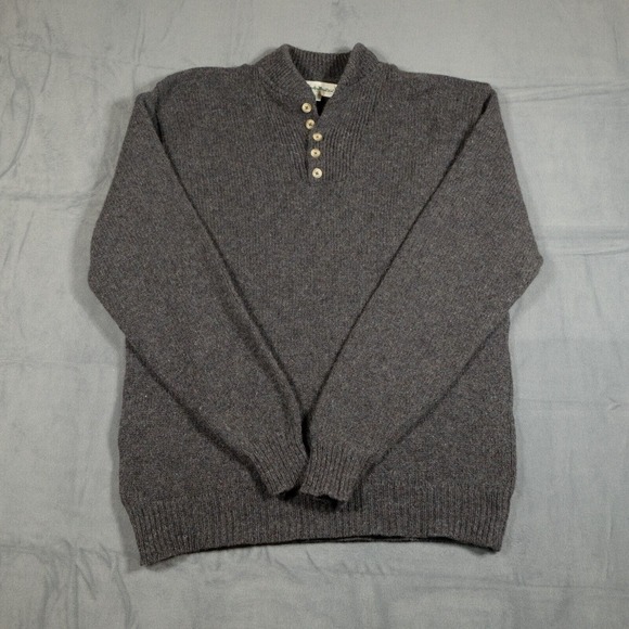 Gander Mountain Other - Vintage Gander Mountain Sweater Mens 2XT Big &Tall Gray Heathered Wool Blend USA